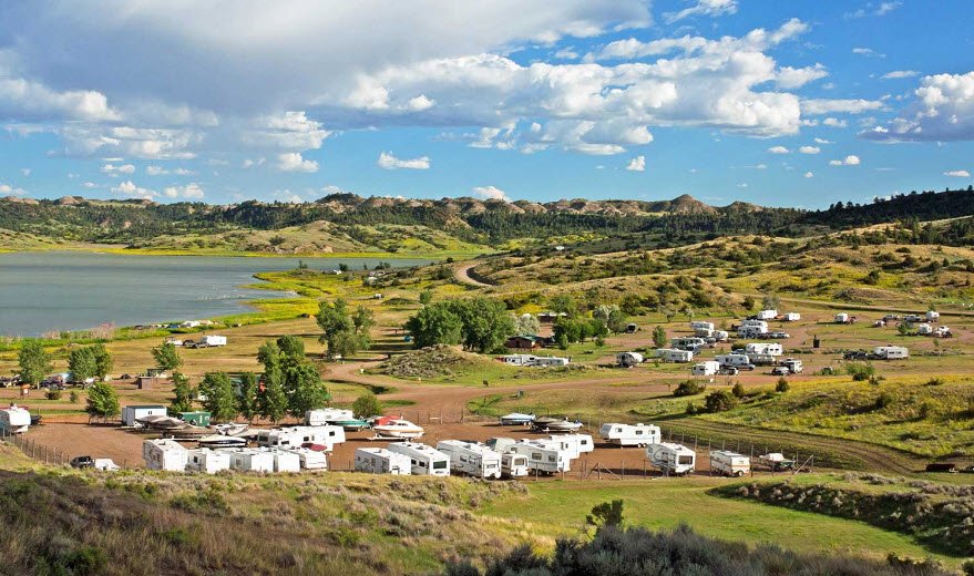 Hell Creek Recreation Area, Montana, USA